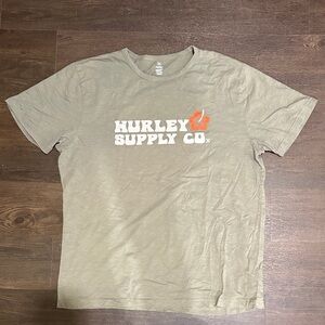 Hurley Men's Olive Graphic Tee
